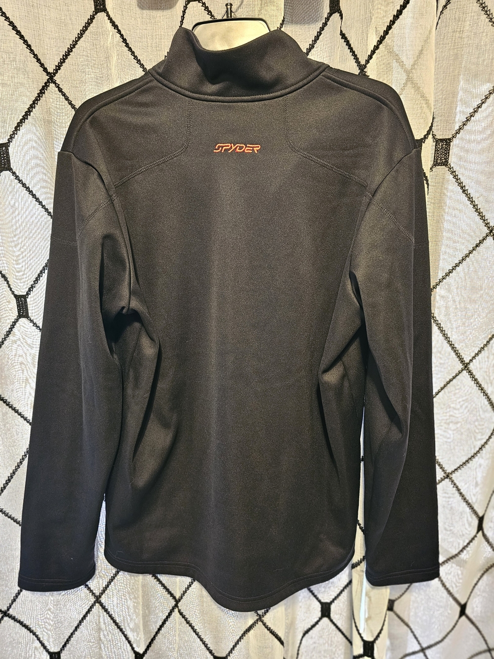 Spyder Men's Black Half-Zip Pullover - Picture 3 of 3